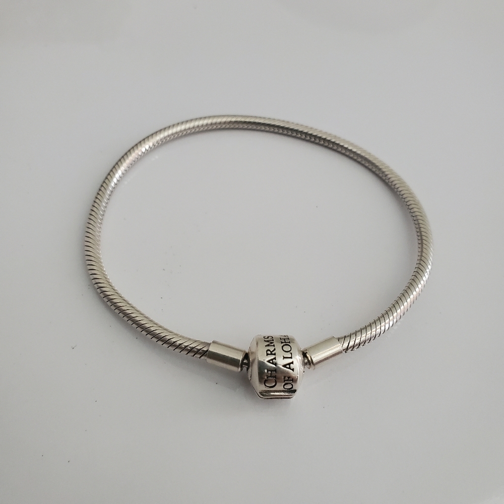 Sterling Silver Ball bracelet For Charms